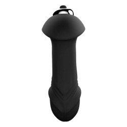 Anal plug S Pleasures Twist Black Black/Silver