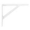 Wall Bracket AMIG 9-5776 Shelves Steel White (50 x 32,5 cm)