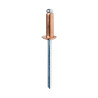 Rivets Rapid 5001467 Spindle Ø 4,8 x 12 mm Copper Aluminium (50 Units)