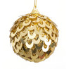 Christmas Baubles Golden Plastic Polyfoam 6 x 6 x 6 cm (6 Units)