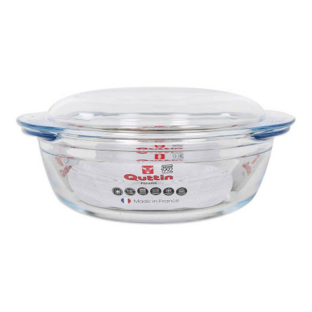 Casserole with lid Quttin Glass (2,2 + 0,8 L)