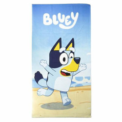 Beach Towel Bluey Blue 70 x 140 cm Microfibre