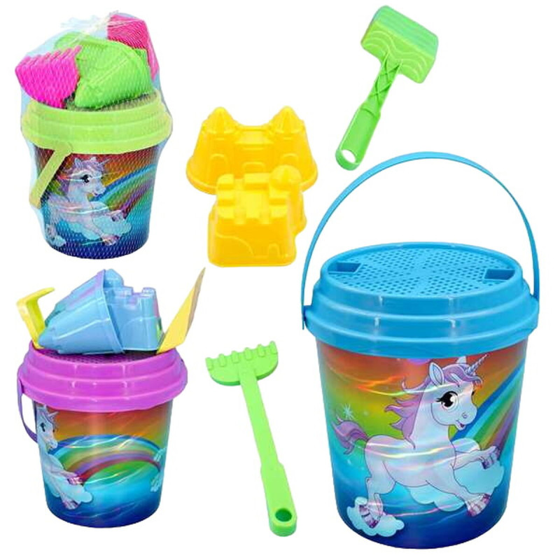 Beach toys set Juinsa Unicorn 21 x 20 cm