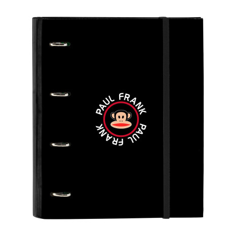 Ring binder Paul Frank Campers Black (27 x 32 x 3.5 cm)