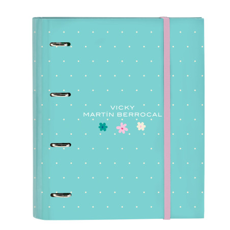 Ring binder Vicky Martín Berrocal Mint paradise Mint (27 x 32 x 3.5 cm)