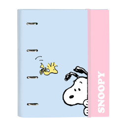 Ring binder Snoopy Imagine Blue (27 x 32 x 3.5 cm)