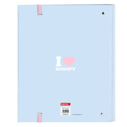 Ring binder Snoopy Imagine Blue (27 x 32 x 3.5 cm)