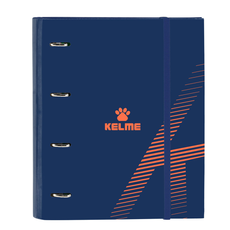 Ring binder Kelme Navy blue Orange Navy Blue (27 x 32 x 3.5 cm)