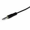 Jack Extension Cable (3.5 mm) Startech MU1MMFS              Black 1 m