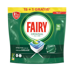 Dishwasher lozenges Fairy Original 16 Capsules