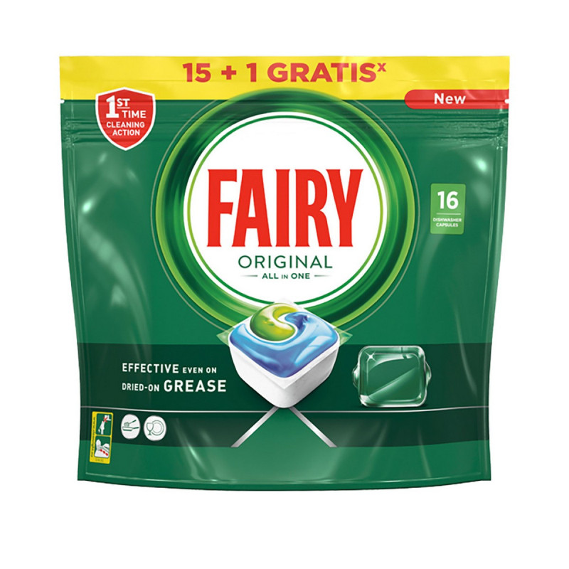 Dishwasher lozenges Fairy Original 16 Capsules