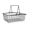 Wire Basket Quid Ebano Metal Steel 30 x 23 x 10,5 cm