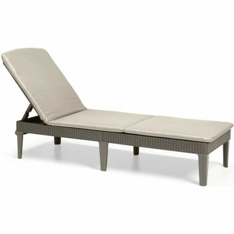 Sun-lounger Algon Allibert Brown 187 x 58 x 29 cm