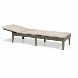 Sun-lounger Algon Allibert Brown 187 x 58 x 29 cm