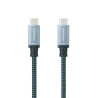 USB-C 3.1 Cable NANOCABLE 10.01.4102-COMB 2 m Black/Grey (1 Unit)