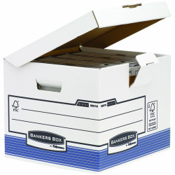 File Box Fellowes 0021601 Blue White A4 31 x 37,7 x 39,5 cm