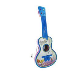 Baby Guitar Reig Party 4 Cords Blue White