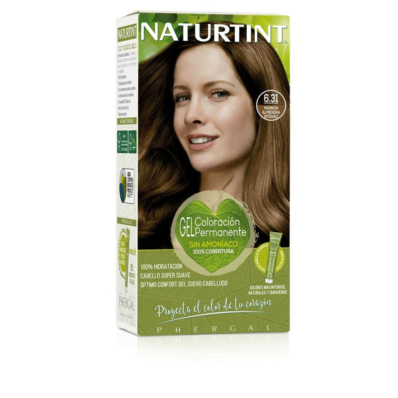 Permanent Dye Naturtint Naturtint 6.31 marrón almendra intenso Ammonia-free (170 ml)