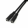 Audio Jack Adapter Startech MUYHSMFF             Black 0,2 m