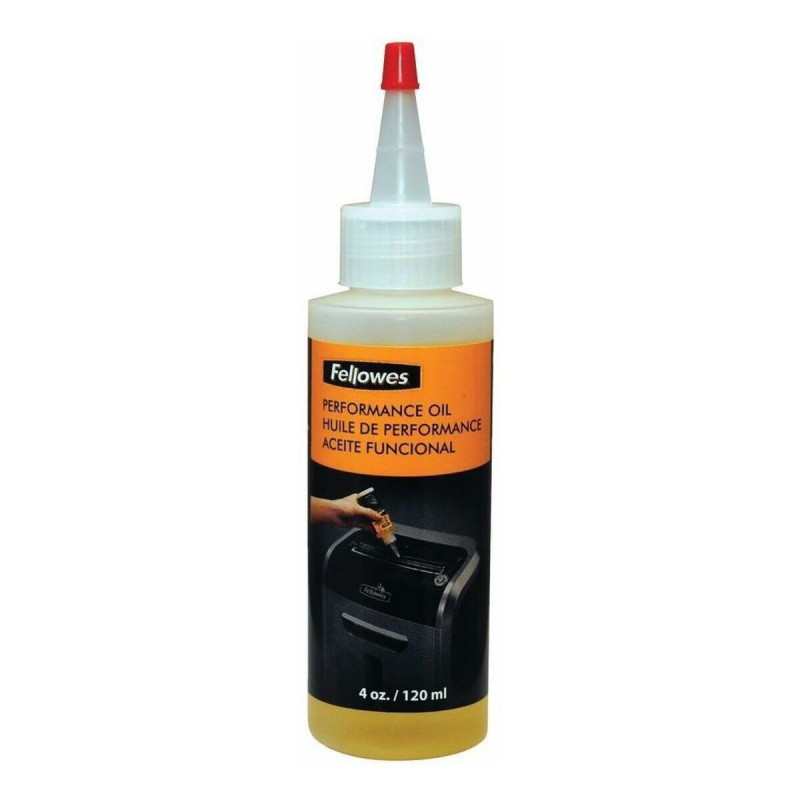 Lubricating Oil for Paper Shredder Fellowes Multicolour Amber 120 ml