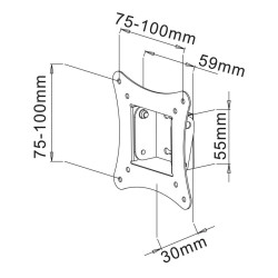 TV Mount Techly ICA-LCD-900 13" 30" 15 kg