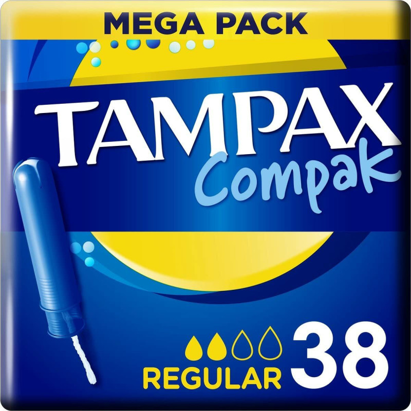 Regular Tampons Tampax Compak 38 unidades