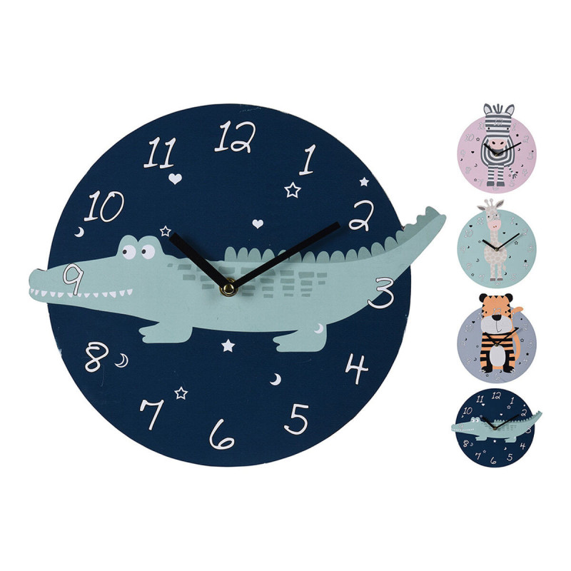 Wall Clock PVC Ø 26 cm Children's