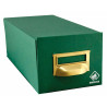 Refillable storage binder Mariola GELTEX Green Cardboard 12,5 x 9,5 x 25 cm