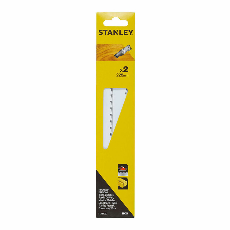 Saw Blade Stanley STA21232-XJ 22,8 cm 2 Units