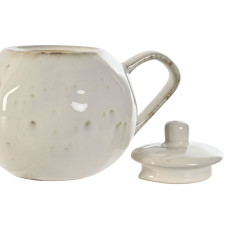 Teapot Home ESPRIT White Stoneware 850 ml