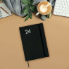 Diary Finocam Dynamic Mara 2024 Black A5 14 x 20,4 cm