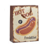 Paper Bag Hotdog & Coffee 10 x 33 x 25,5 cm (12 Units)