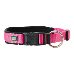 Dog collar Hunter Neopren Vario Fuchsia (30-35 cm)