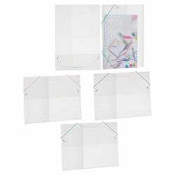 Document Folder Transparent (1 x 26 x 35,5 cm) (12 Units)