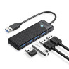 USB Hub Orico PAPW4A-U3-015-BK-EP