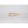 Snack tray DKD Home Decor Light brown Natural Heart Tropical 35 x 24 x 4 cm