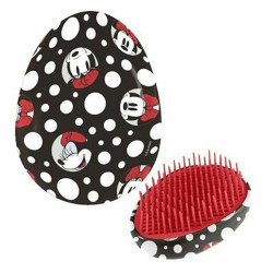 Detangling Hairbrush Disney   Black Minnie Mouse 7 x 9 x 4 cm