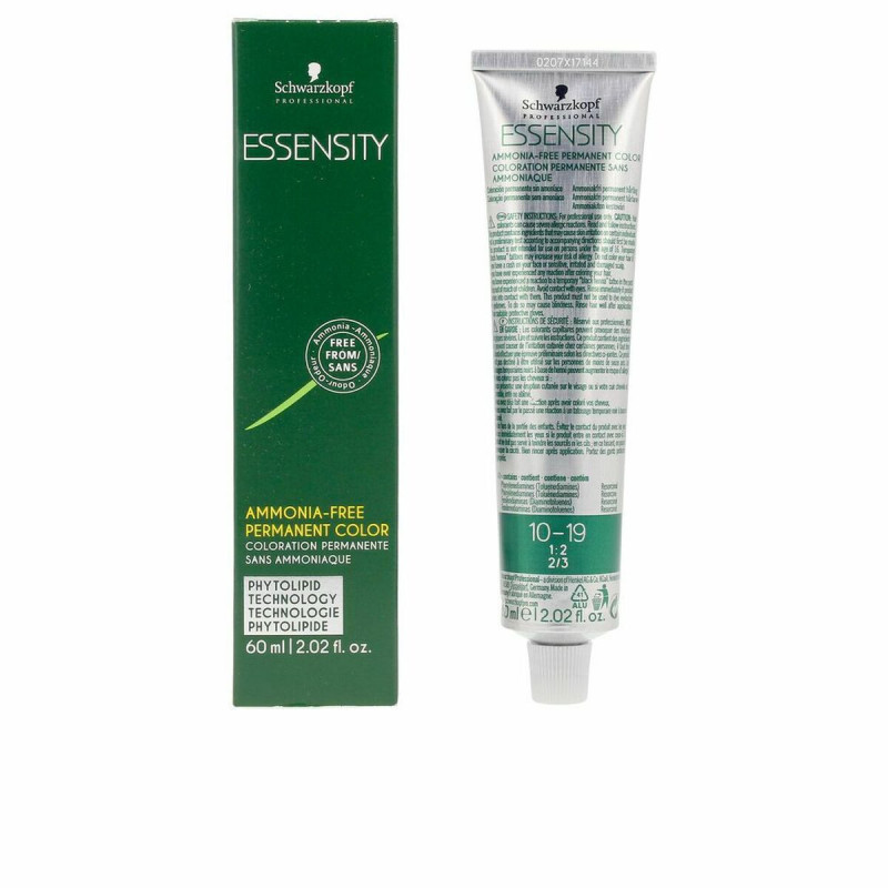 Permanent Dye Schwarzkopf Essensity 10-19 Ammonia-free 60 ml