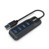 4-Port USB Hub iggual CARBON