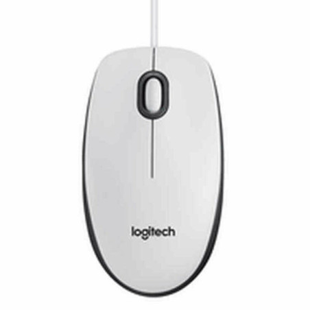 Optical mouse Logitech 910-003360 White (1 Unit)