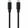 USB-C Cable NANOCABLE 10.01.4101-L150 Black 1,5 m (1 Unit)