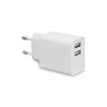 Wall Charger KSIX 2 USB 2.4A White