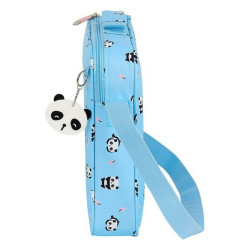 School Satchel Moos Panda Light Blue (38 x 28 x 6 cm)