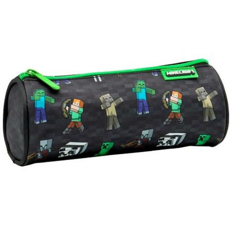 Cylindrical School Case Minecraft Skins (8 x 22 x 8 cm)