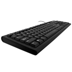 Keyboard V7 KU200ES Spanish Qwerty Black