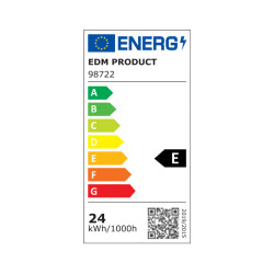 LED lamp EDM E 24 W E27 2700 lm Ø 7 x 13,6 cm (6400 K)