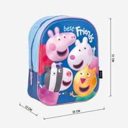 3D Child bag Peppa Pig Blue 25 x 33 x 10 cm