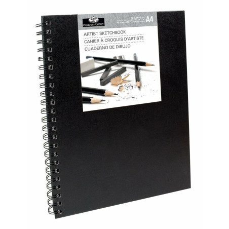 Drawing Pad Royal & Langnickel Black A4