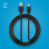 USB A to USB C Cable FR-TEC FT0029 Black 3 m