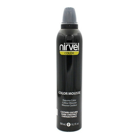 Volumising Foam Color Mousse Nirvel Color Mousse Dark Brown (300 ml)